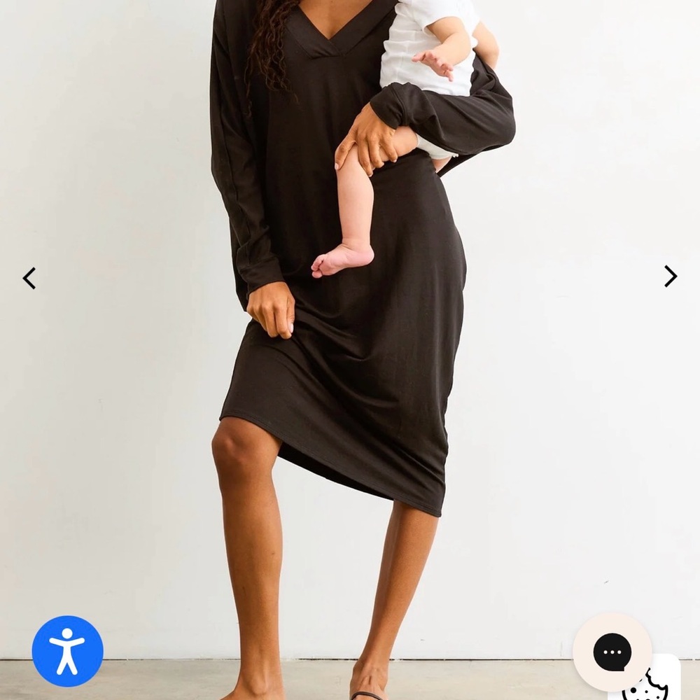 Hatch Black Midi Dress